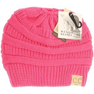 Classic Beanie Ponytail CC Beanie   MB21  81-7